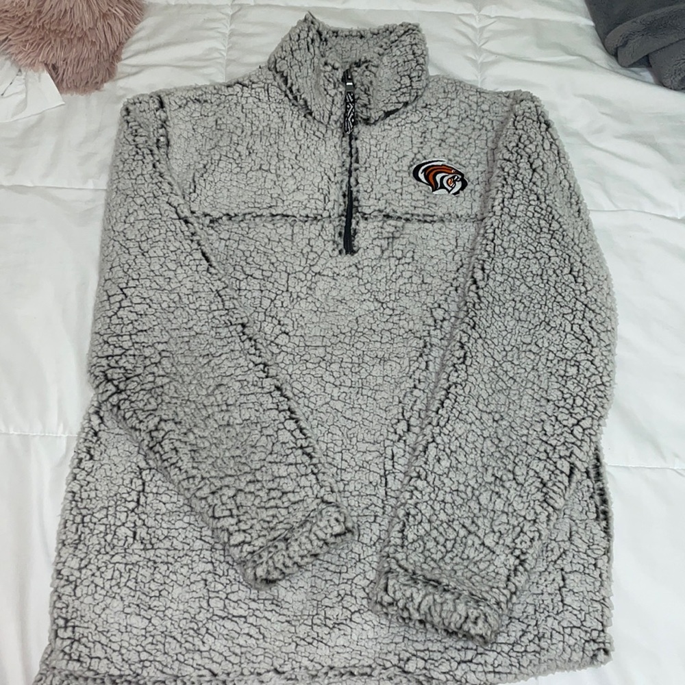 University of the Pacific Fuzzy 3/4 Zip Jacket